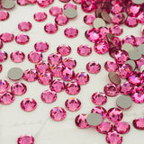 Swarovski - crystals - rhinestones - diamanté's - Rose Pink colour - glue needed