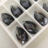 Austrian Crystal - Sew-on Stone - Article 3230 - DROP - GRAPHITE - 2 sizes available