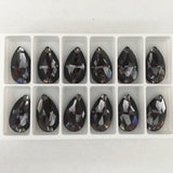 Austrian Crystal - Sew-on Stone - Article 3230 - DROP - GRAPHITE - 2 sizes available