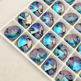 Austrian Crystal - Sew-on Stone - Article 3200 - RIVOLI - CRYSTAL PARADISE SHINE - 10 mm